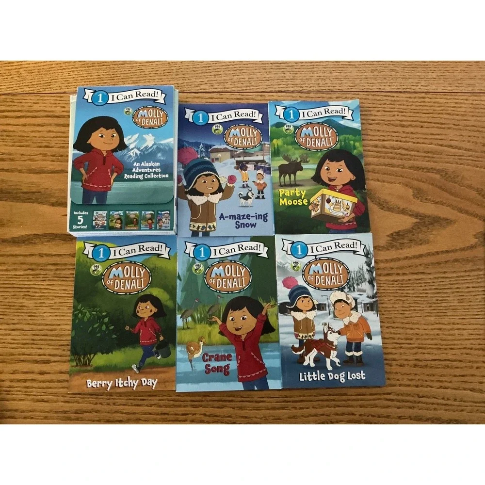 Molly of Denali Alaskan Adventures I Can Read Level 1 Book Set 5 Stories PBS Kid